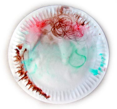 paper plate painting