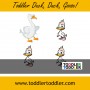 Group of Toddlers or Preschoolers game ( www.toddlertoddler.com ) : Duck, Duck GOOSE!