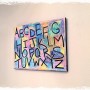 alphabet crayon canvas alphabet crayon canvas