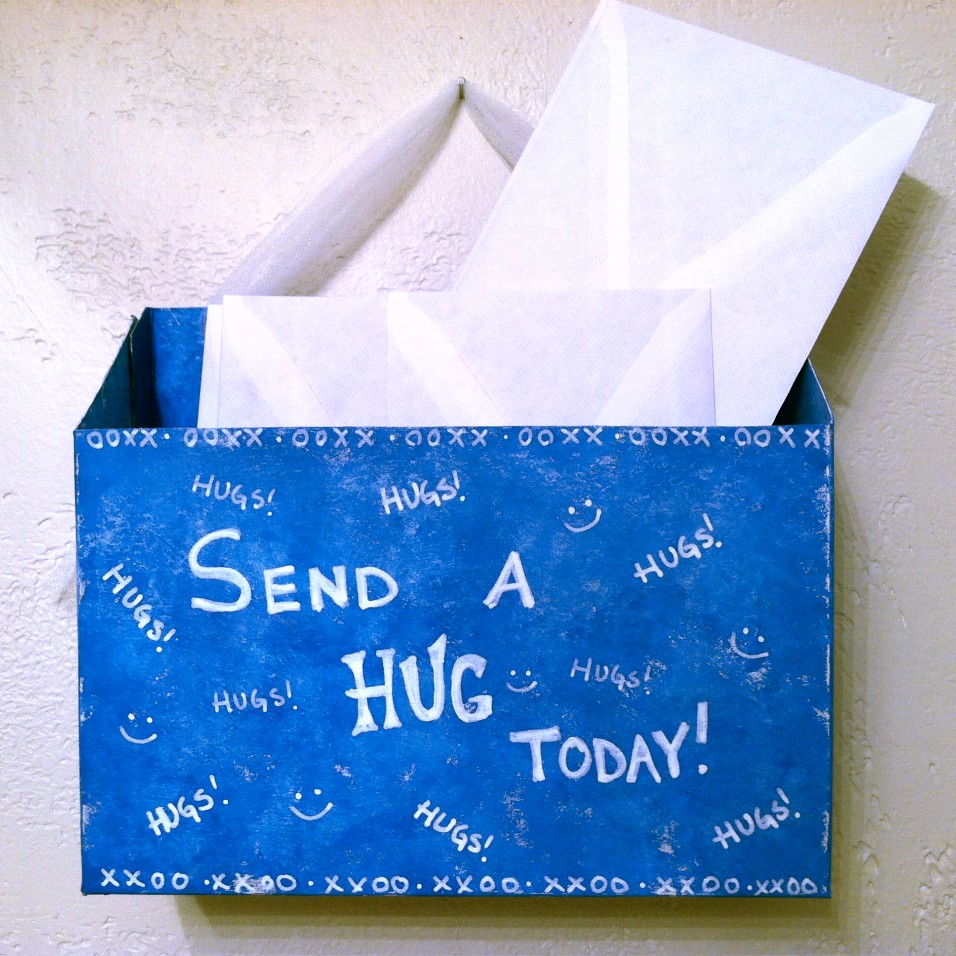 Send a hug mail box