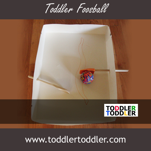 Toddlers Activities Games (www.toddlertoddler.com): Foosball
