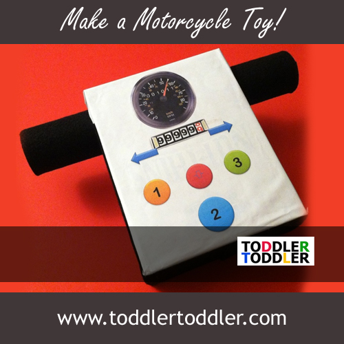 Toddler Activities, Games ( www.toddlertoddler.com): Make a Motorcycle Toy